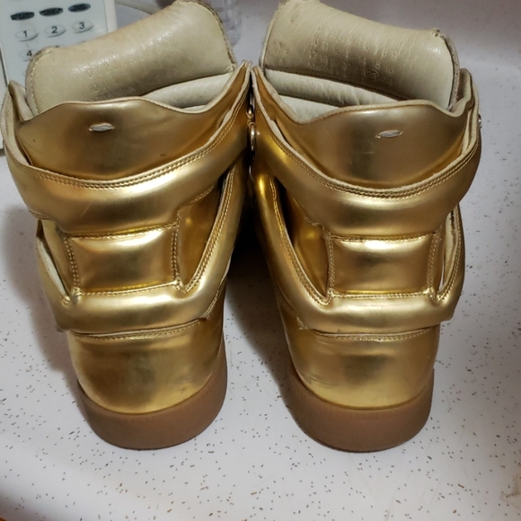 Maison Margiela Men/Woman gold shoes with chain!!! - Picture 3 of 8